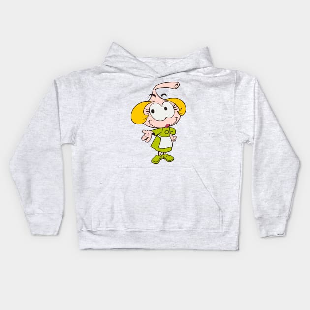 mrs keld snorks Kids Hoodie by sepedakaca